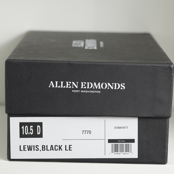 Allen Edmonds Lewis Black Leather Penny Driver Loafers Men\'s US 10.5 main image 4